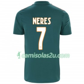 Camisolas de Futebol AFC Ajax David Neres 7 Equipamento Alternativa 2019/20 Manga Curta
